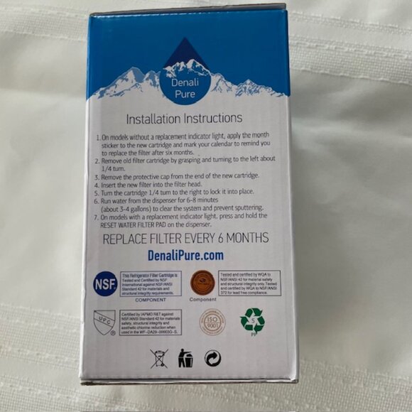 Denali Pure Replacement Refrigerator Water Filter - Model WF-DA29-00003G-S - NEW - Picture 3 of 5
